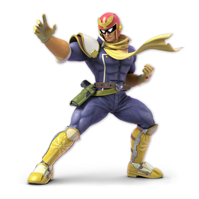 Captain Falcon as appearing in Super Smash Bros. Ultimate.