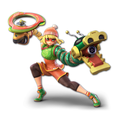 Min Min as appearing in Super Smash Bros. Ultimate.