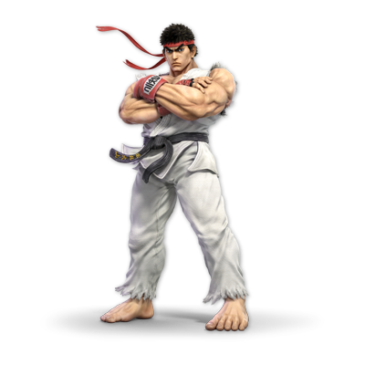 Ryu as appearing in Super Smash Bros. Ultimate.