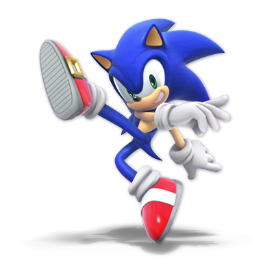 Sonic as appearing in Super Smash Bros. Ultimate.